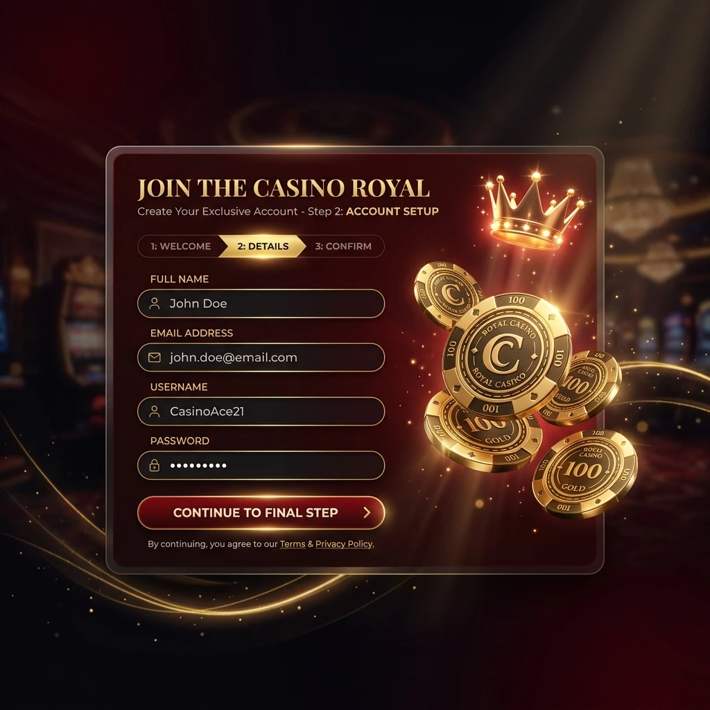 Interface de cadastro seguro