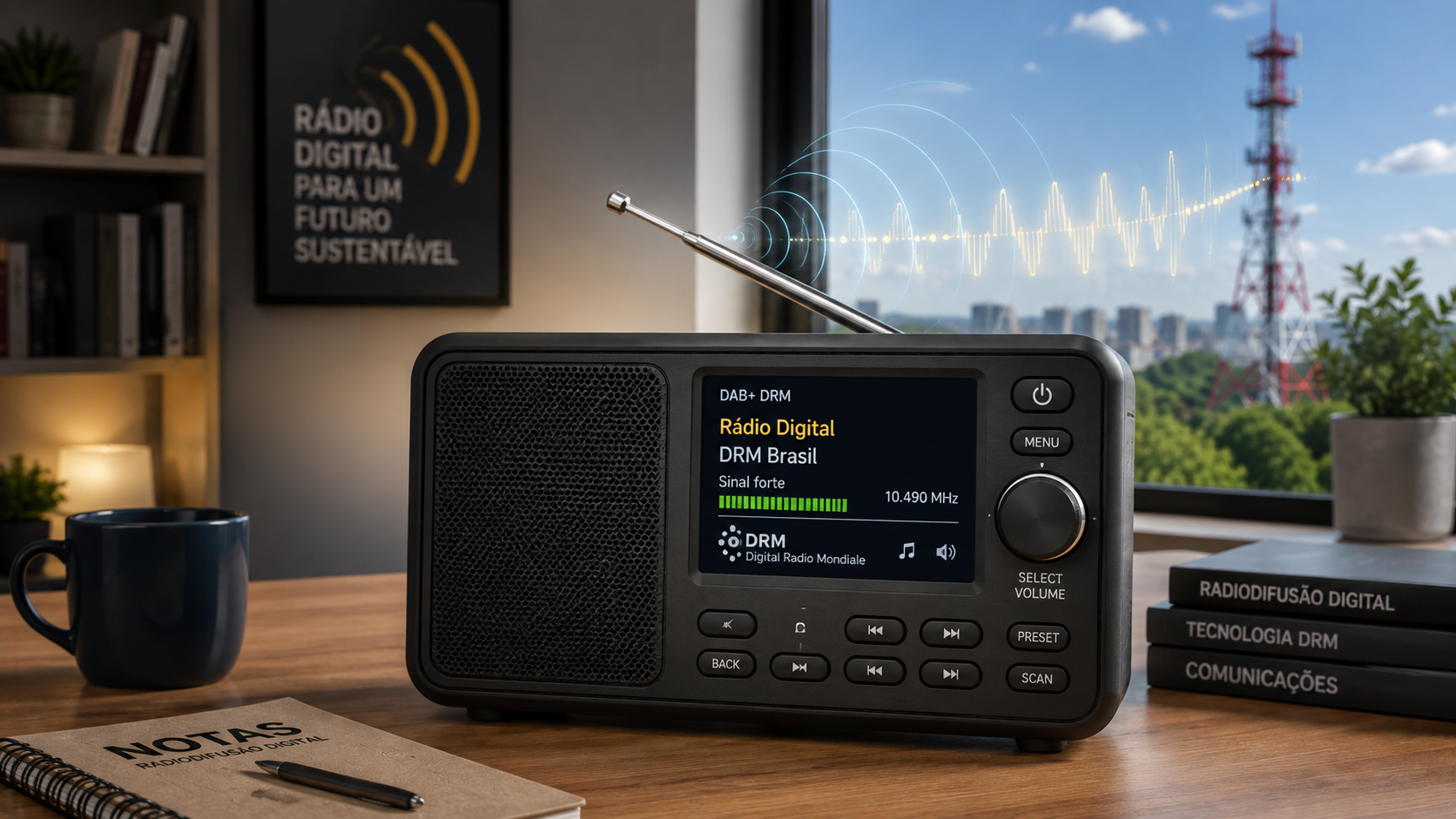 Transmissão digital e equipamentos de radiodifusão